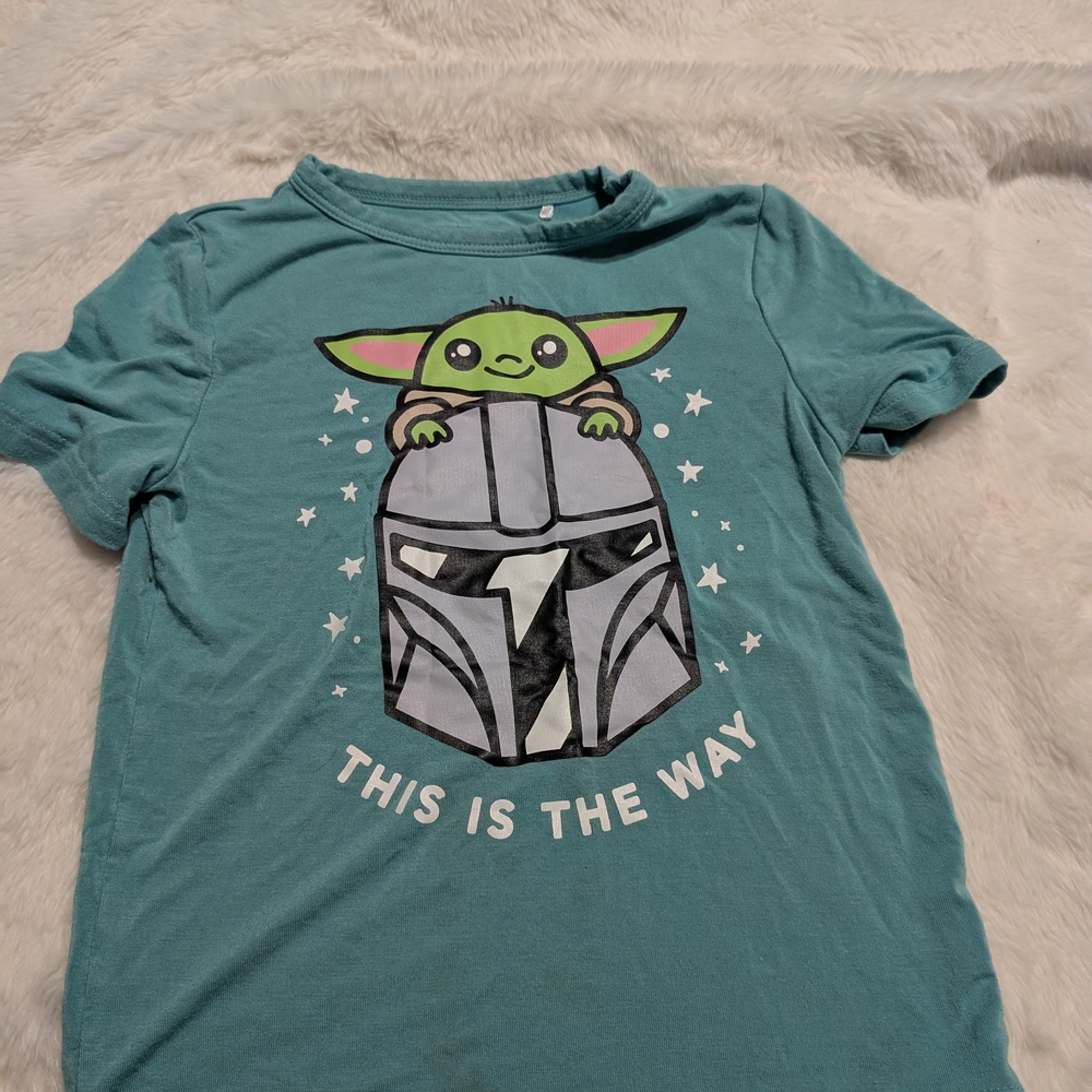 Kids Teal Graphic T-Shirt